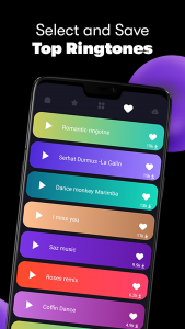 اسکرین شات 5 برنامه Music Ringtones 2025