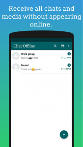 اسکرین شات برنامه Chat Offline, Hidden Online 1