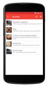 اسکرین شات برنامه Food Button - Quickly Find Restaurants Nearby 3