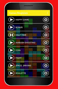 اسکرین شات برنامه Games Ringtones - Cool Video Box Sounds & Effects 2