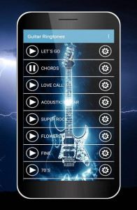اسکرین شات 2 برنامه Guitar Ringtones