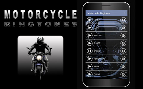 اسکرین شات برنامه Motorcycle Ringtones 4