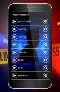 اسکرین شات برنامه Police Ringtones & Sounds 3