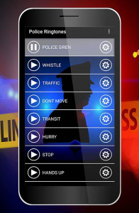 اسکرین شات برنامه Police Ringtones & Sounds 4