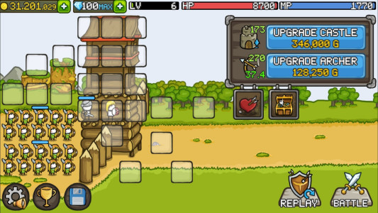 اسکرین شات بازی دفاع از قلعه | Grow castle نسخه مود شده 2
