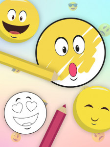 اسکرین شات برنامه My Emoji Coloring Book Game – Paint Emojis 5