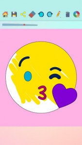اسکرین شات برنامه My Emoji Coloring Book Game – Paint Emojis 4