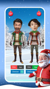 اسکرین شات برنامه Your Elf Dance - Xmas face app 5