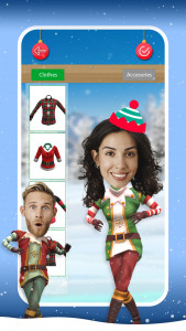 اسکرین شات برنامه Your Elf Dance - Xmas face app 4