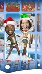 اسکرین شات برنامه Your Elf Dance - Xmas face app 2