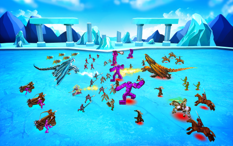 اسکرین شات بازی Epic Battle Simulator 4