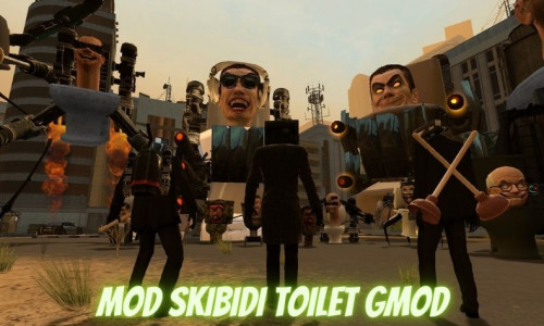 اسکرین شات برنامه Skibidi Toilet Cameraman GMOD 2