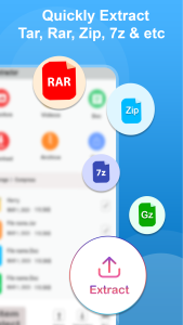 اسکرین شات 2 برنامه Zip Master - UnZip, UnRar