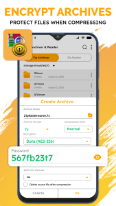 اسکرین شات 7 برنامه Zip RAR - File Compressor