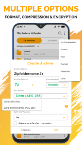 اسکرین شات برنامه Zip RAR - File Compressor 3