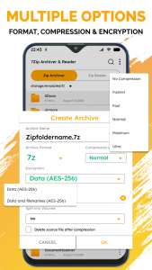اسکرین شات 3 برنامه Zip RAR - File Compressor