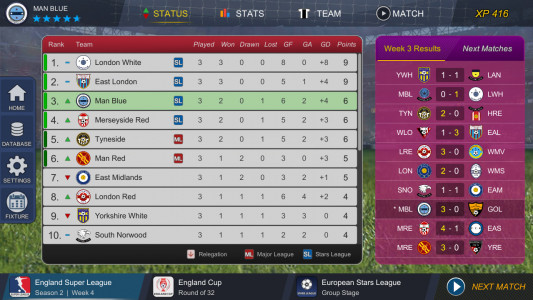 اسکرین شات بازی Pro League Soccer 8