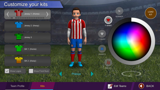 اسکرین شات بازی Pro League Soccer 3
