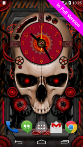 اسکرین شات برنامه Steampunk Clock Free Wallpaper 5