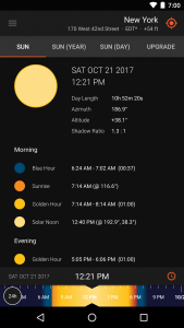 اسکرین شات برنامه Sun Surveyor Lite 2