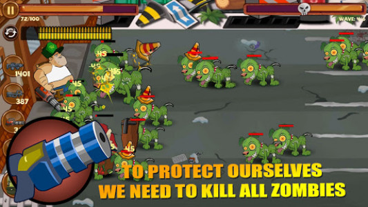 اسکرین شات بازی Fat Man Vs Zombies - Defence Battle PVZ4 2