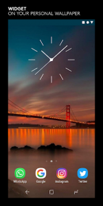 اسکرین شات برنامه Origin Clock Wallpaper and Widget 8