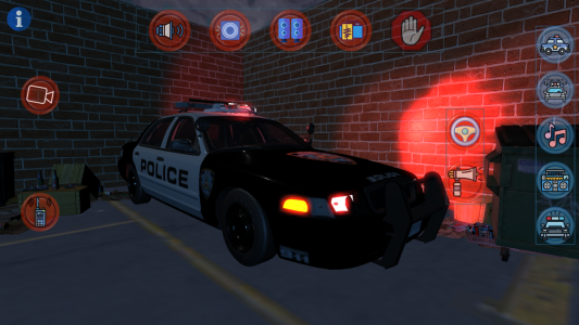 اسکرین شات 1 برنامه Police Car Lights and Sirens