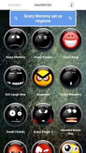 اسکرین شات 6 برنامه Scary Ringtones