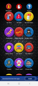 اسکرین شات 4 برنامه Sirens and Horns