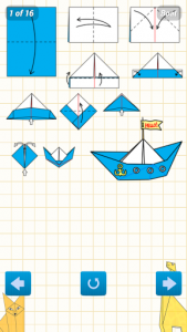 اسکرین شات برنامه Animated Origami Instructions 2