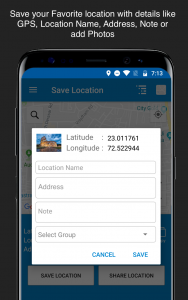 اسکرین شات 2 برنامه ذخیره موقعیت GPS