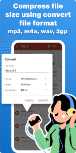 اسکرین شات 5 برنامه Voice Recorder : Recording App