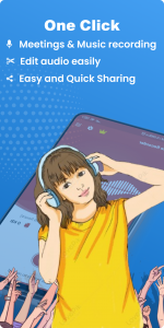اسکرین شات 3 برنامه Voice Recorder : Recording App