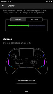 اسکرین شات برنامه Razer Controller 3