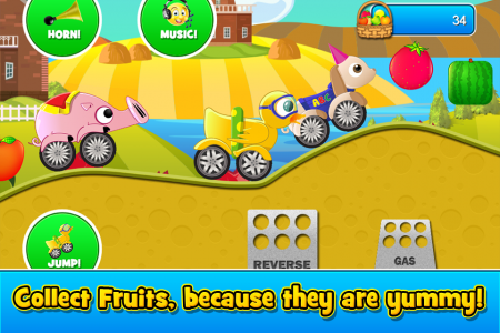 اسکرین شات بازی Animal Cars Kids Racing Game 5