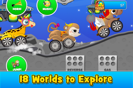 اسکرین شات بازی Animal Cars Kids Racing Game 3