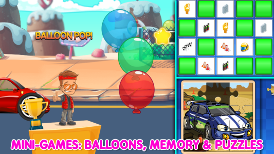 اسکرین شات 7 برنامه Car Game for Toddlers Kids