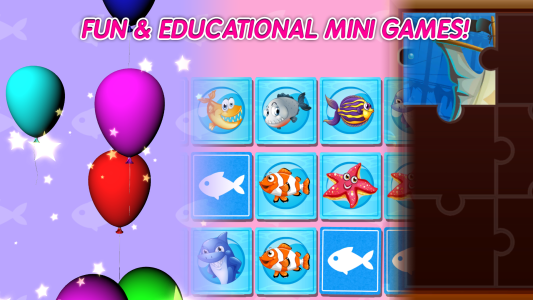 اسکرین شات 5 بازی Fishing Game for Kids