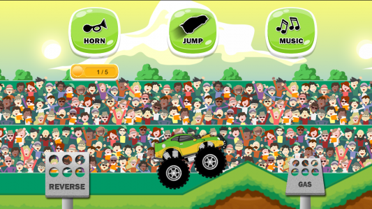 اسکرین شات بازی Monster Truck Game for Kids 7