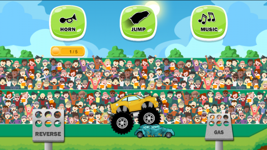 اسکرین شات بازی Monster Truck Game for Kids 1