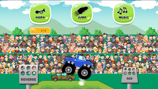 اسکرین شات بازی Monster Truck Game for Kids 5