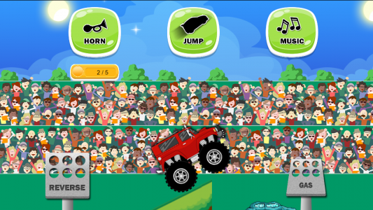 اسکرین شات بازی Monster Truck Game for Kids 6