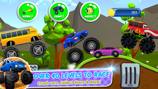 اسکرین شات بازی Monster Trucks Game for Kids 2 4