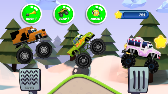اسکرین شات 6 بازی Monster Trucks Game for Kids 2