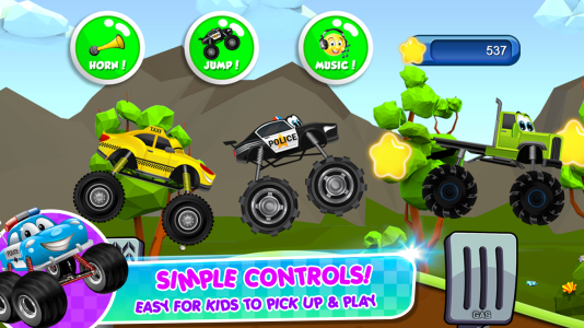 اسکرین شات 5 بازی Monster Trucks Game for Kids 2