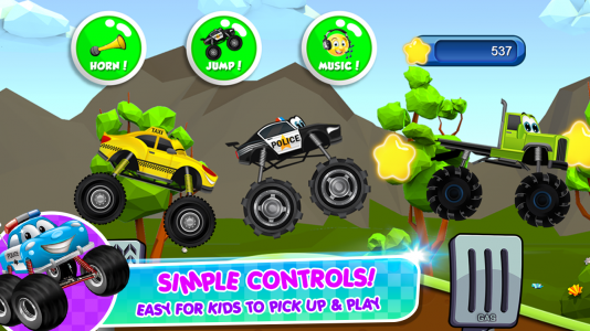 اسکرین شات بازی Monster Trucks Game for Kids 2 5