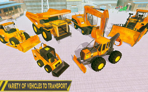 اسکرین شات برنامه Construction Trucks & Heavy Excavator Transporter 2