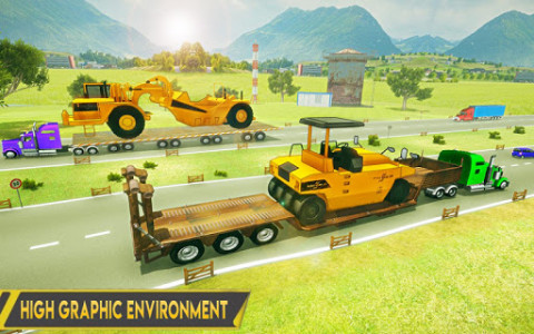 اسکرین شات برنامه Construction Trucks & Heavy Excavator Transporter 5