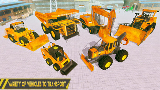 اسکرین شات برنامه Construction Trucks & Heavy Excavator Transporter 7