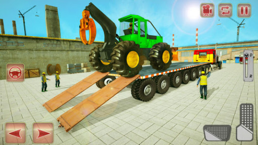 اسکرین شات برنامه Construction Trucks & Heavy Excavator Transporter 8